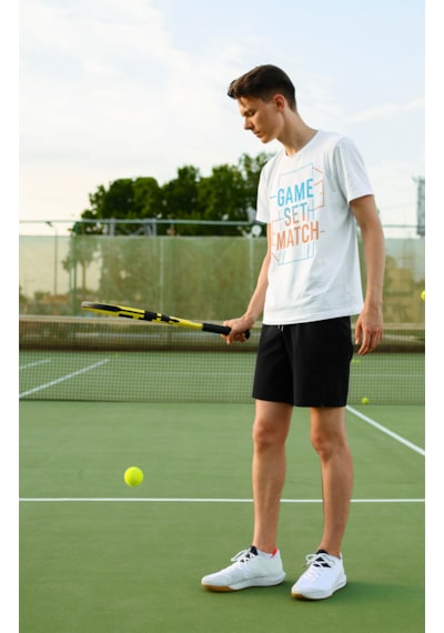 Fnbx Game Set Match T-shirt Beyaz
