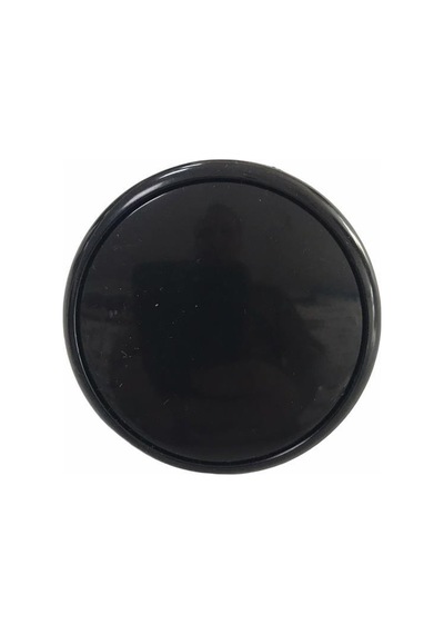 5 Adet Çocuk Odası Tekli Düğme Mobilya Kulp Çap 55 Mm Siyah