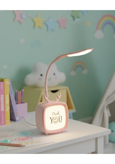 Northcity Kablosuz Led Masa Ve Gece Lambası - Şarjlı Tasarım Beyaz