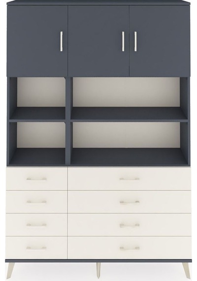 Arges Dolap 8 Raflı 8 Çekmeceli 3 Kapaklı 132x30x195 Antrasit-antrasit/aytaşı Antrasıt/aytası Arges Dolap 8 Raflı 8 Çekmeceli 3 Kapaklı 132x30x195 Antrasit-antrasit/aytaşı Antrasıt/aytası
