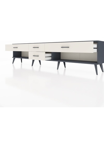 Arges Tv Ünitesi 4 Çekmeceli 220x30x51 Antrasit-antrasit/aytaşı Antrasıt/aytası - Antrasıt Arges Tv Ünitesi 4 Çekmeceli 220x30x51 Antrasit-antrasit/aytaşı Antrasıt/aytası - Antrasıt