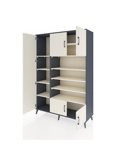 Hyperion Dolap 10 Raflı 5 Kapaklı 132x44x195 Antrasit-aytaşı/... Antrasit Hyperion Dolap 10 Raflı 5 Kapaklı 132x44x195 Antrasit-aytaşı/... Antrasit