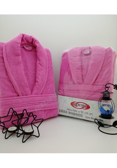 Sertay Havlu %100 Pamuk Bukle Lüks Tek Bornoz S0047 Pembe Sertay Havlu %100 Pamuk Bukle Lüks Tek Bornoz S0047 Pembe