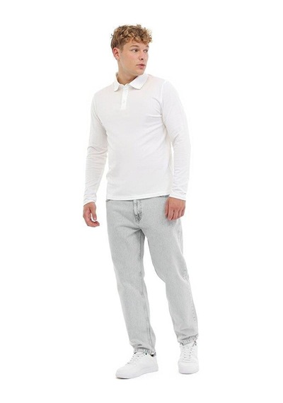 Kinetix Mb Sn329 Ukol Polo 5pr Erkek Beyaz Uzun Kol T-shirt 102024513 Beyaz