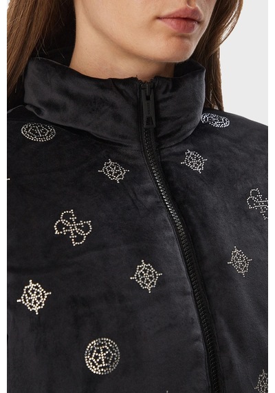 Guess Amalia Logolu Regular Fit Dik Yaka Fermuarlı Mont V6bl04k6310 Kadın Mont V6bl04 K6310 Jblk Siyah Guess Amalia Logolu Regular Fit Dik Yaka Fermuarlı Mont V6bl04k6310 Kadın Mont V6bl04 K6310 Jblk Siyah
