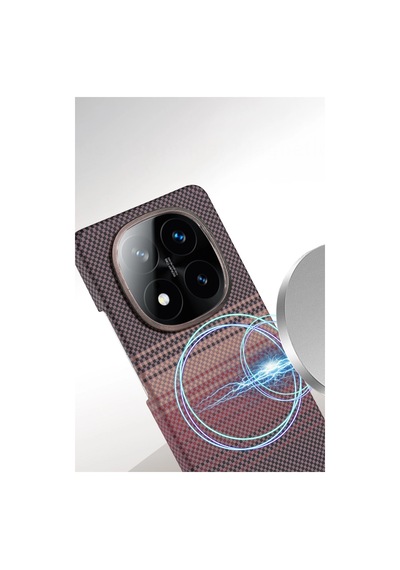 Xiaomi Redmi Note 14 Pro 5g Vega Magsafe Kapak - Çöl Titanyum 0.2M-Çok Renkli