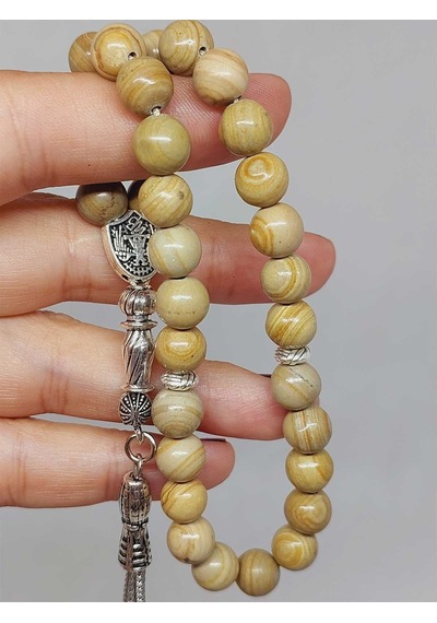 Jasper Taşı Tesbih 33lük 8mm 9811 Çok Renkli