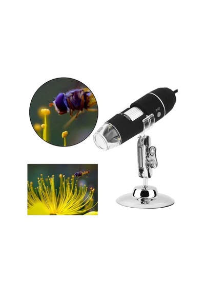 1600x Usb Dijital Mikroskop Kamera Endoskop 8led Büyüteç Metal Standı 7c822