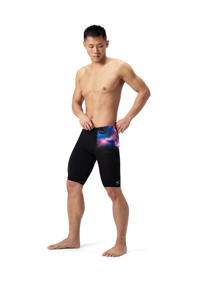 Speedo Ml Placement Printed Jammer Erkek Yüzücü Mayosu Siyah