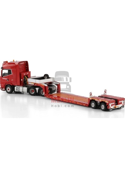 1/50 Nooteboom Red Line Daf Xg+ My25 6x4 Euro Px Low Loader - 2 Axle