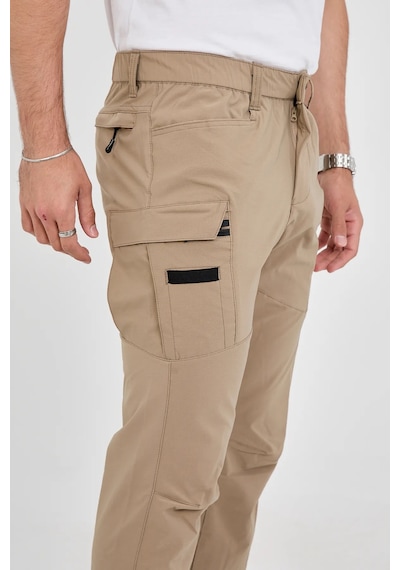 Camp Scoutland Camp525 Outdoor Tactical Su İticili Likralı Yazlık Erkek Taktik Pantolon Bej