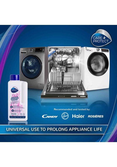 Care+protect 3-1 Temizleyici-bulaşık Ve Çamaşır Makineleri Yağ , Kireç Çözücü Hijyen İçin