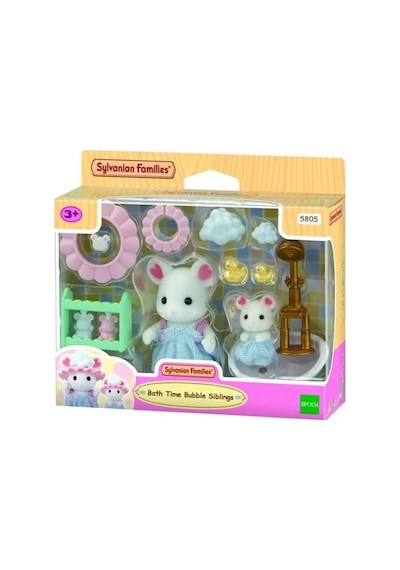 Sylvanian Families Kardeşle Köpüklü Banyo Seti 5805 Sylavanian Families