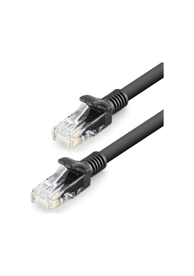 Büro Ev Ofis Network Bağlantısı İçin 100cm Siyah 1000gb 250mhz Cat6 Kablo