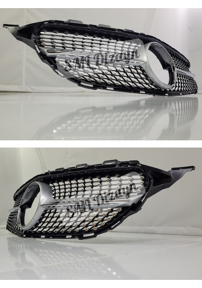 Mercedes C Serisi W205 2015-2018 Diamond Ön Panjur-böbrek İthal