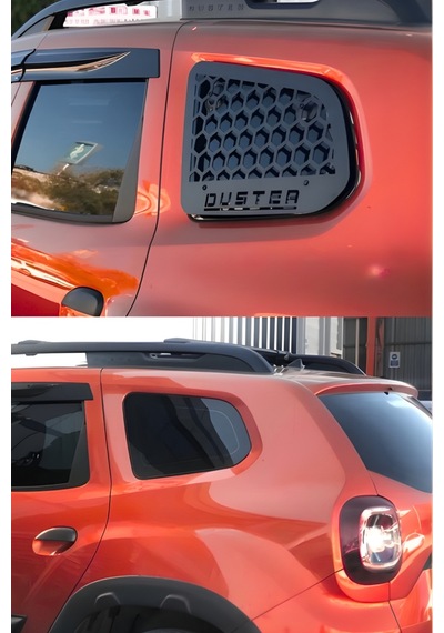 Dacia Duster 2010-2018 Tam Uyumlu Arka Kelebek Cam Izgarası Metal Koruma