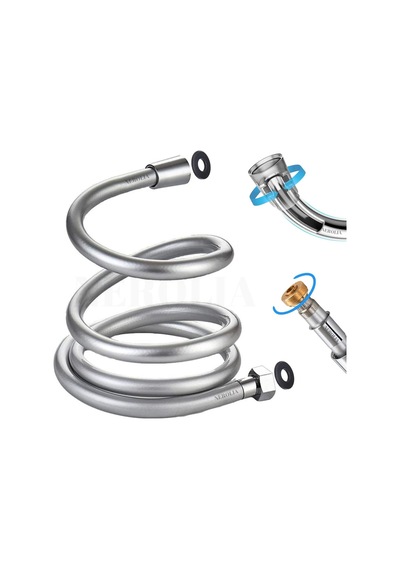 Nerolıa - 200cm Duş Hortumu/paslanmaz Yüksek Basınçlı Su Tasarruflu Banyo Spirali, 2 Metre Yüksek Kalite Standart Diğer