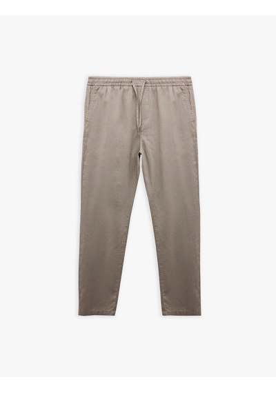 Koton Cep Detaylı Regular Fit Beli Bağcıklı Yazlık Pantolon Kahverengi 5sam40158hw Kahve Koton Cep Detaylı Regular Fit Beli Bağcıklı Yazlık Pantolon Kahverengi 5sam40158hw Kahve