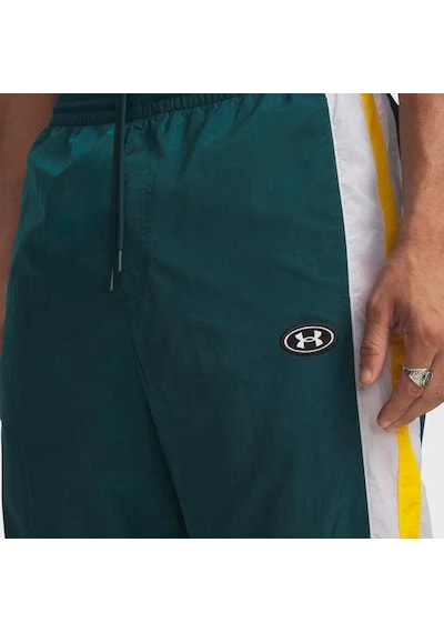 Under Armour Icon Woven Track Erkek Yeşil Polo Yaka Tişört