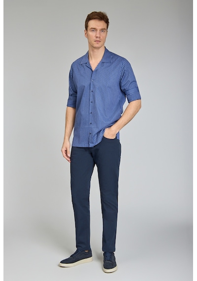 Bisse Regular Fit Apaj Yaka Lacivert Spor Erkek Gömlek Gmczg1722300204 D39 Lacivert