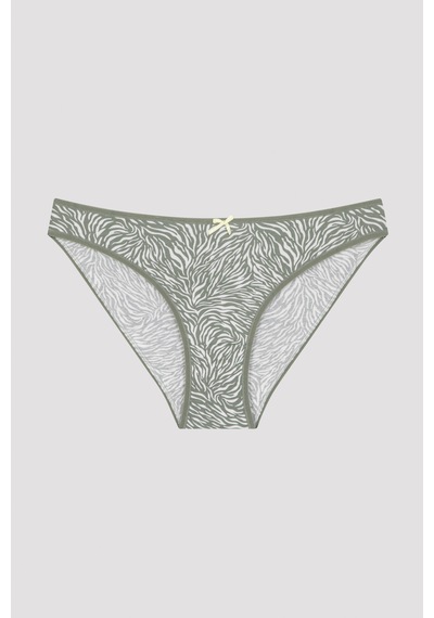 Zebra 3lü Slip Külot Çok Renkli