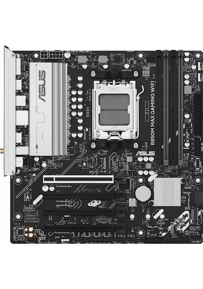 Asus B850m Max Gaming Wifi Ddr5 8000mhz Oc M.2 Hdmı/dp/usb-c Pcıe 5.0 Am5 Matx Anakart