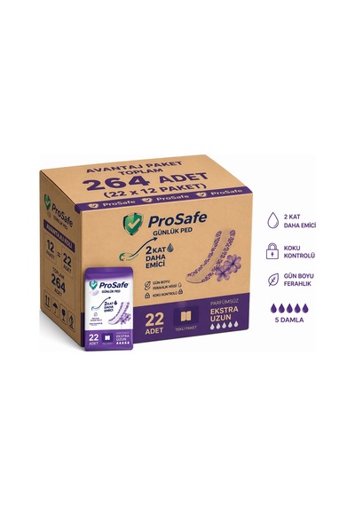 Prosafe Günlük Ped Uzun 264 Adet