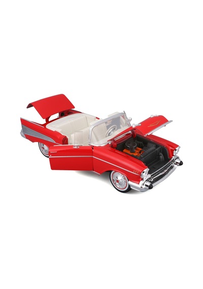 1957 Chevrolet Bel Air Convertible Model Araba 31476 Kırmızı