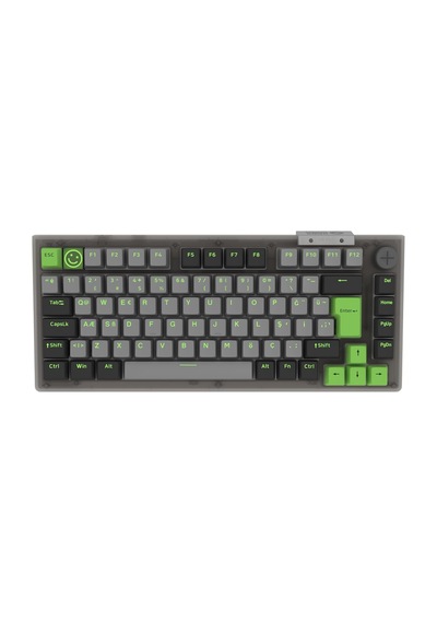 Gaming Hk610 Gateron Switch Rgb Lcd Tri-mode Kablosuz/bluetooth %75 Gaming Klavye
