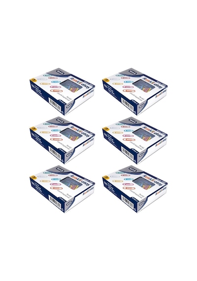 Mas 280 Pls Renkli Ataç Pvc Kaplı 28 Mm 6 Adet