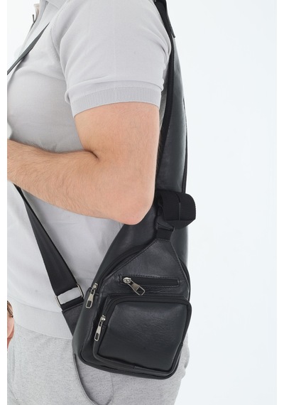 Erzeno Hakiki Deri Erkek Siyah Çapraz Askılı Çanta / Çapraz Göğüs Çantası Omuz Çantası Body Bag Siyah Renk - 664251534 Siyah Renk Erzeno Hakiki Deri Erkek Siyah Çapraz Askılı Çanta / Çapraz Göğüs Çantası Omuz Çantası Body Bag Siyah Renk - 664251534 Siyah Renk