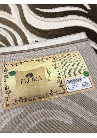 Flora Halı Entegre 214 B 165X230 Bej Krem 4 M2 Halı !