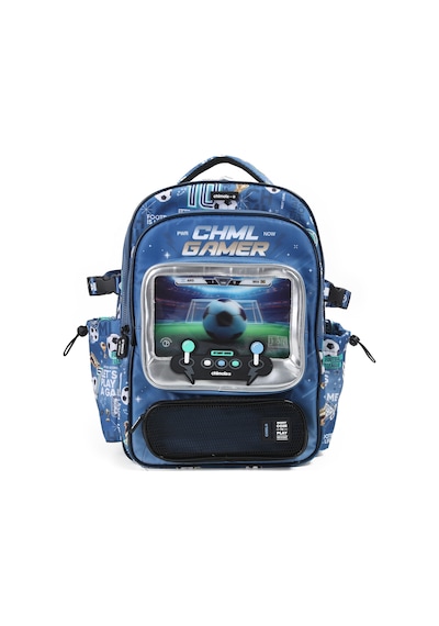 Chımola Chml Gamer Futbol Mavi Sırt Çantası 17"