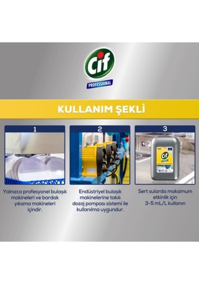 U-pro Cif Bulaşık Makine Deterjanı 2ad 10lt