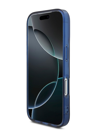 Apple Uyumlu iPhone 17 Pro  Kılıf Tumı Lisanslı M-safe Şarj Özellikli Transparan Kapak Mavi Mavi