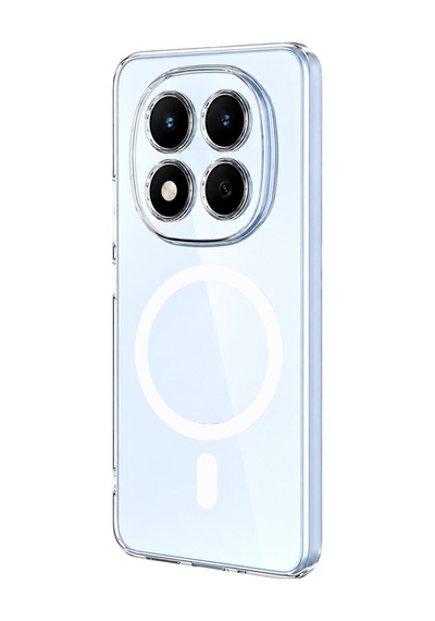 Newface - 108 - Xiaomi Redmi Note 15 Pro Plus 5g Combo Sert Şeffaf Magsafe Kapak - Spt-gld - - Şeffaf