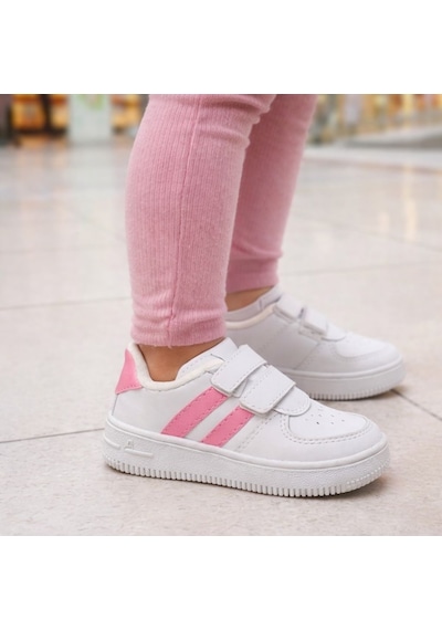 Papucumun Dünyası Günlük Bebek Çocuk Sneaker Cırt Cırt Bantlı Spor Ayakkabı Yürüyüş Ayakkabısı Pembe Papucumun Dünyası Günlük Bebek Çocuk Sneaker Cırt Cırt Bantlı Spor Ayakkabı Yürüyüş Ayakkabısı Pembe