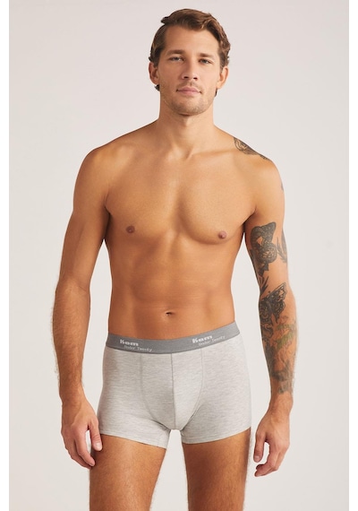 Pierre Cardin Kom Tight Gri 2'li Şort Boxer 2'li Avantajlı Paket Gri