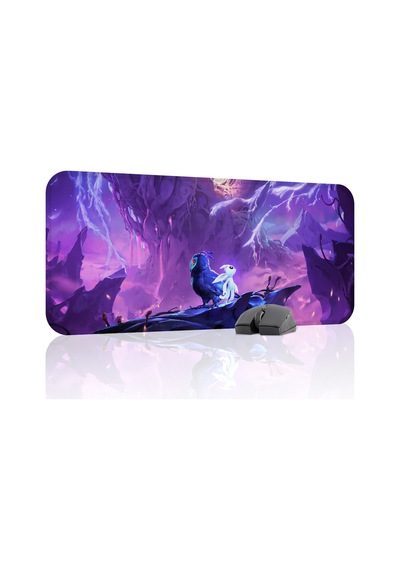 Ori And The Will Of The Wisps Dikişli Kauçuk Oyuncu Mousepad V1 - 70x30 Xl Gaming Mouse Pad
