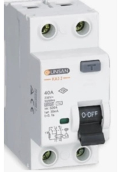 1 Adet Günsan 2x32a 30ma Kaçak Akım Rölesi Ka3-32/30ma