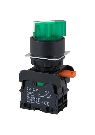 Tbloc Ssp-2o Yeşil 1-0-2 Kalıcı Mandal Buton 220v