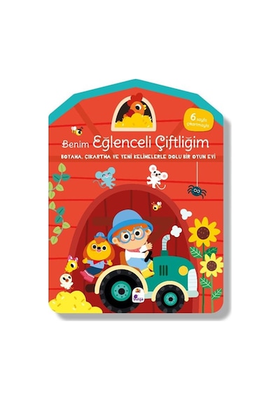 Benim Eğlenceli Çiftliğim Boyama, Çıkartma Ve Yeni Kelimelerle...