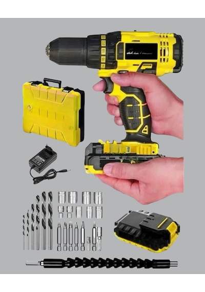 Hubrendy Tekno 12v Akülü Matkap Ergonomik Ve Yüksek Performanslı