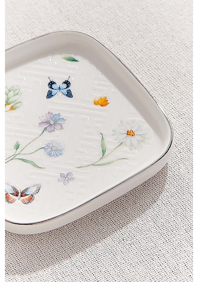 Pasabahce Petite Fleur Porselen Mini Servis Tabağı 4'lü Çok Renkli