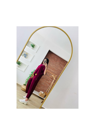 Çınar Boutique Armalı Kısa Kollu Alt Üst Takım Bordo Bordo