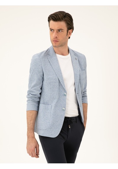 Cacharel Açık Mavi Slim Fit Pamuk Karışımlı Denim Cacharel Açık Mavi Slim Fit Pamuk Karışımlı Denim