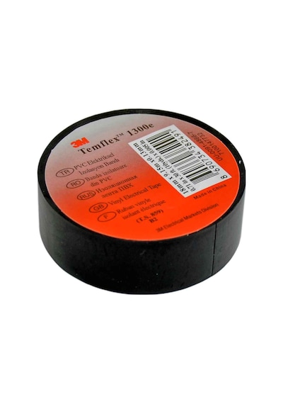 3M Temflex 1300E Pvc İzole Bant 10 Lu Siyah 18Mm x 9.15Mt x 0.13