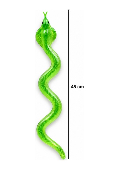 Süper Esnek Uzayan Yapışkan Yılan 45 Cm Duvara Yapışan Stres Oyuncağı