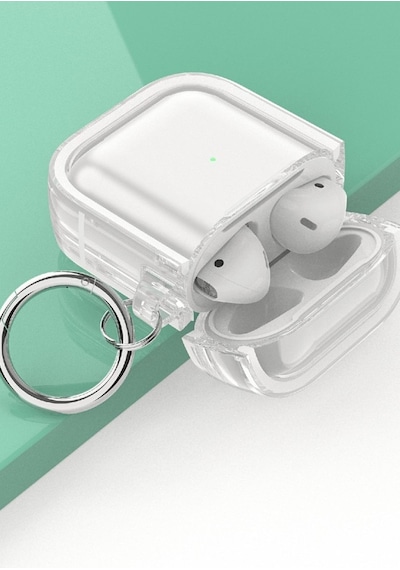 Movenchy Apple Uyumlu Airpods 4 4.nesil Shiny Şeffaf Kılıf - Siyah Siyah