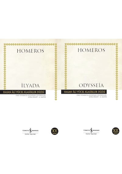 Ilyada - Odysseia 2 Kitap Set - Homeros Karton Kapak